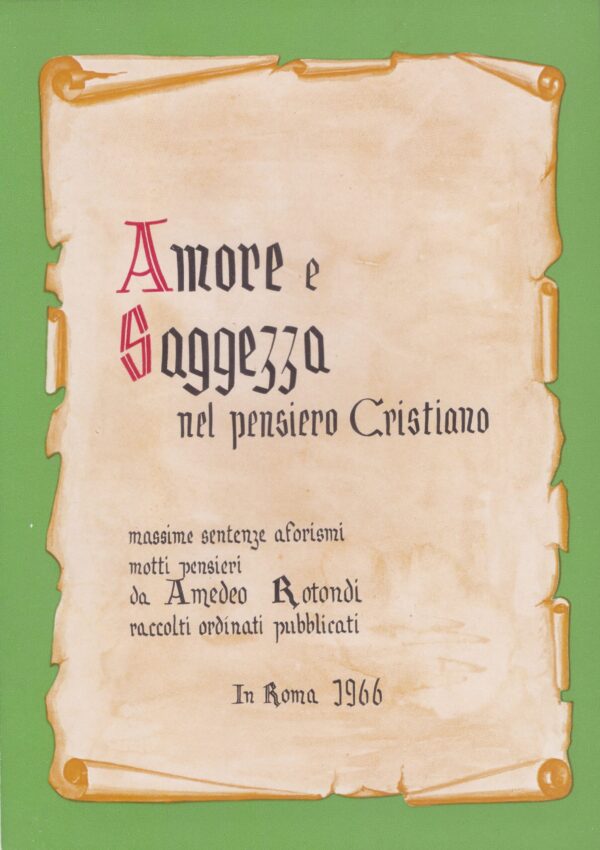 Amore e Saggezza nel pensiero Cristiano - Le Perle