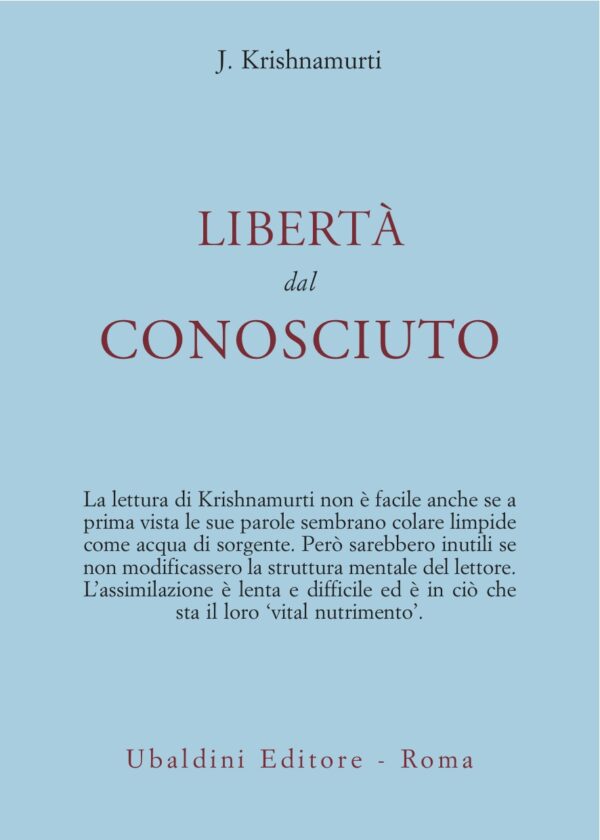 Libertà dal conosciuto