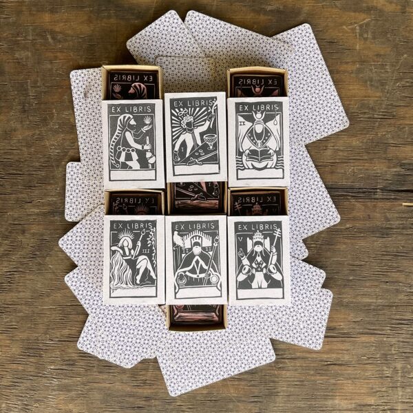 Il papa - Timbri Ex Libris Tarot - immagine 2