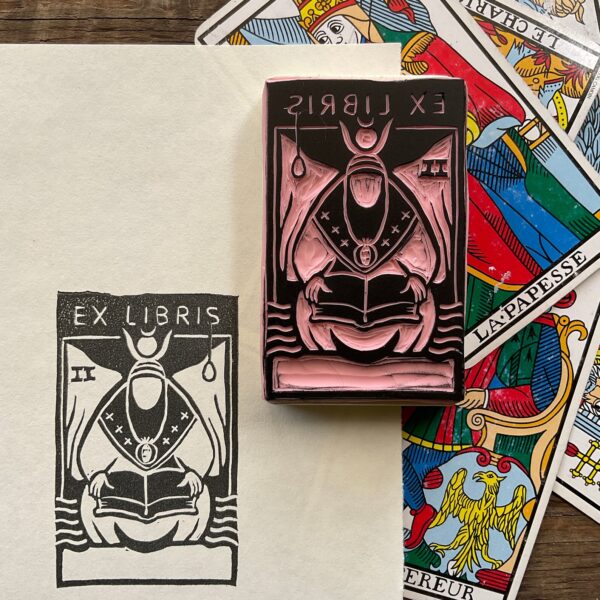 La Papessa - Timbri Ex Libris Tarot