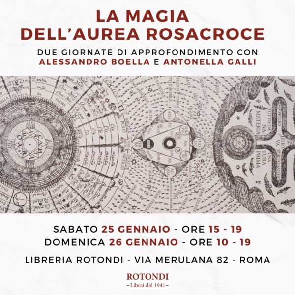 Biglietto ''La magia dell'Aurea Rosacroce'' - Seminario con Alessandro Boella e Antonella Galli