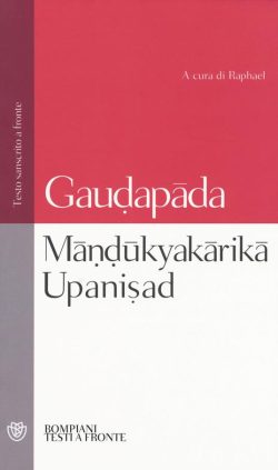 Mândûkyakârikâ upanisad. Testo sanscrito a fronte libreria rotondi