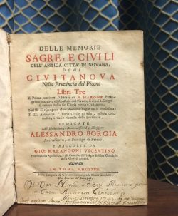 libreria rotondi delle memorie sagre frontespizio