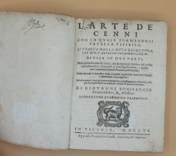 libreria rotondi di giovanni L'arte de' cenni